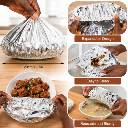 HomeSmart™ Insulated Aluminum Foil Food Covers