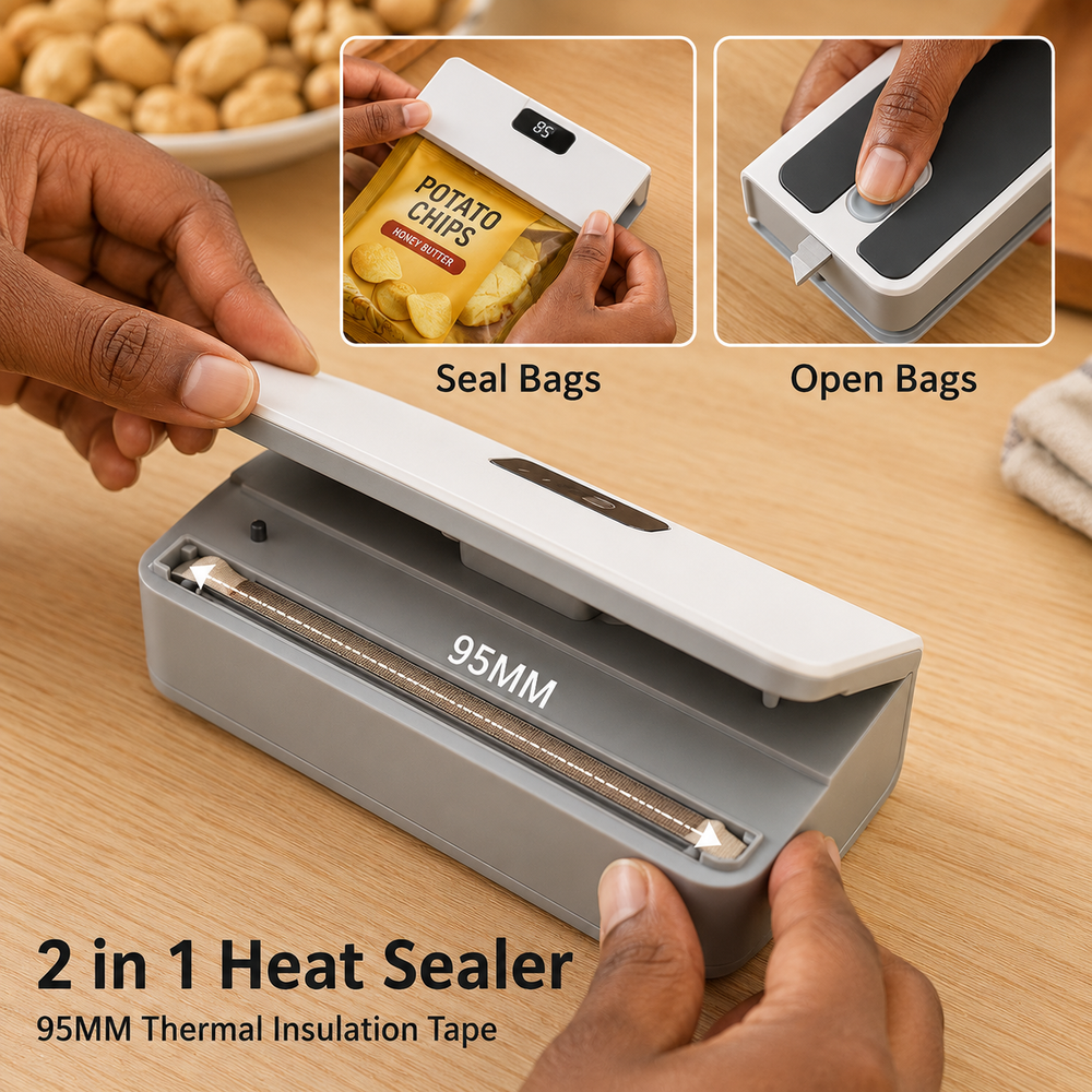 HomeSmart™ Portable Heat Bag Sealer & Cutter